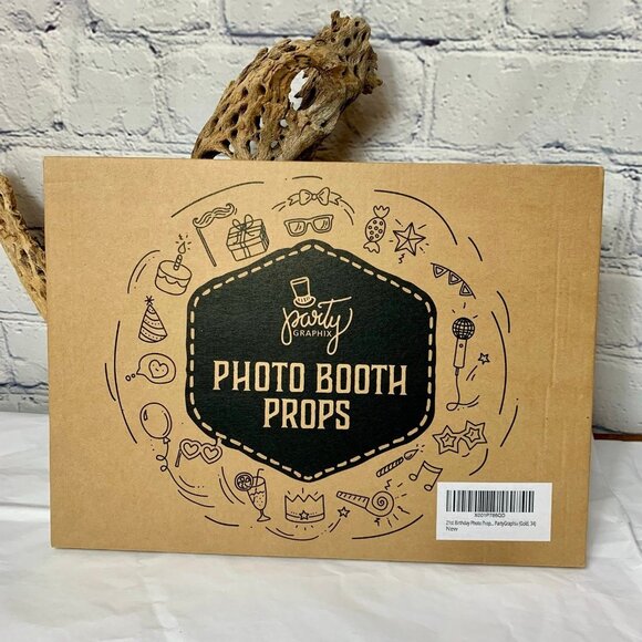 Party Graphix 21st BIRTHDAY Photo Booth Props - Picture 1 of 2